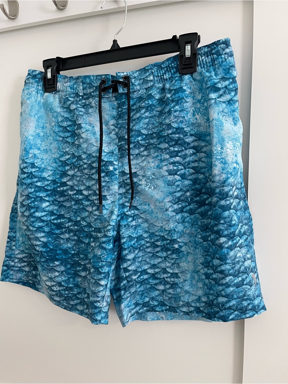 Reel Legends Men's Blue Patterned Swim Trunks -Medium NWOT